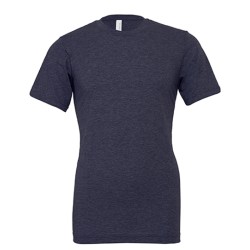 Unisex krótki rękaw z heather CVC