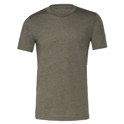 Unisex krótki rękaw z heather CVC