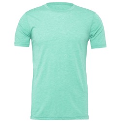 Unisex krótki rękaw z heather CVC