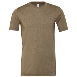 Unisex krótki rękaw z heather CVC