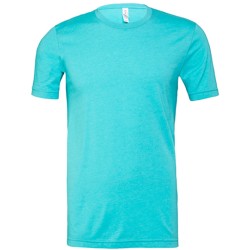 Unisex krótki rękaw z heather CVC
