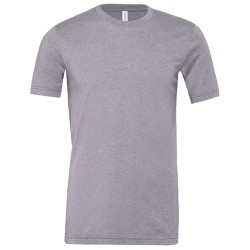 Unisex krótki rękaw z heather CVC