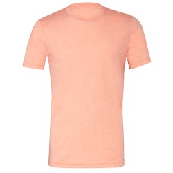 Unisex krótki rękaw z heather CVC
