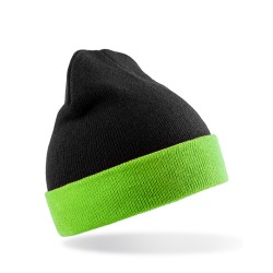 Recycled Black Compass Beanie