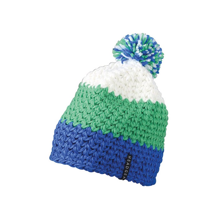 Crocheted Cap With Pompon