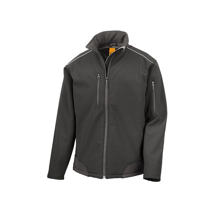 Ripstop Soft Shell Workwear Jacket With Cordura Panels