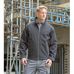 Kurtka softshell z potrójnym szwem męska