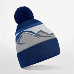 Mountain Peaks Pom Pom Beanie
