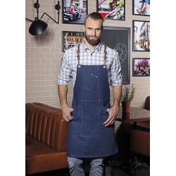 Bib Apron Denim X-Style
