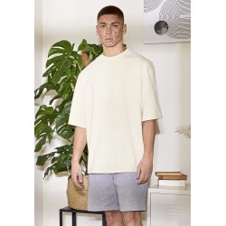 Oversized T-shirt z długim...