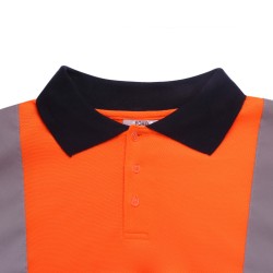 Hi-Vis Long Sleeve Polo