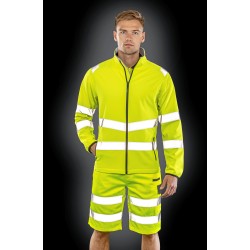 Recycled Printable Safety Softshell Jacket