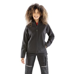 Women´s Recycled 3-Layer Printable Hooded Softshell Jacket