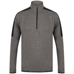 Adults 1/4 Zip Midlayer With Contrast Panelling