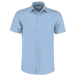 Men´s Tailored Fit Poplin Shirt Short Sleeve