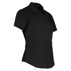 Women´s Tailored Fit Poplin Shirt Short Sleeve