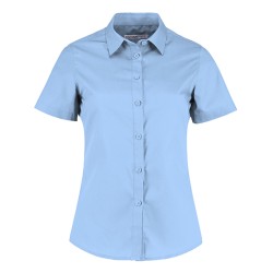 Women´s Tailored Fit Poplin Shirt Short Sleeve