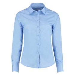 Women´s Tailored Fit Poplin Shirt Long Sleeve