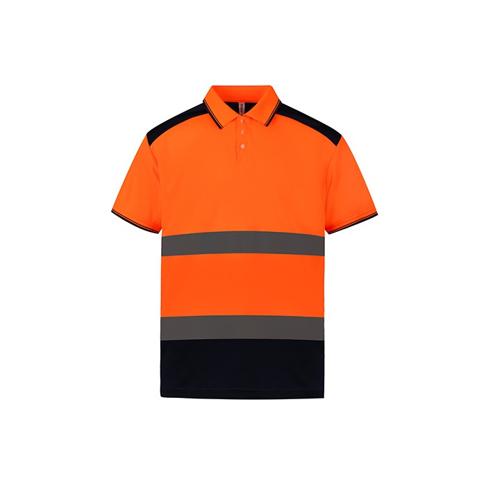 Polo odblaskowe dwukolorowe