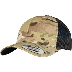 Kurtka Retro Trucker Multicam