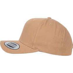 6-Panel Curved Metal Snap Cap