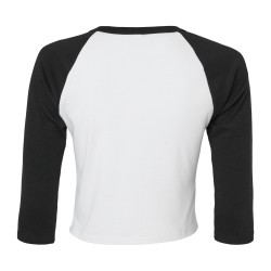 Koszulka damska z mikrożebrowaniem 3/4 Raglan Baby Tee