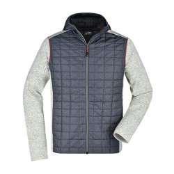 Men´s Knitted Hybrid Jacket