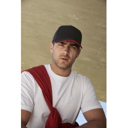 EarthAware® Classic Organic Cotton 5 Panel Cap - Sandwich Peak