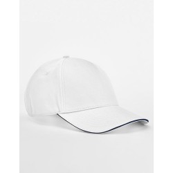 EarthAware® Classic Organic Cotton 5 Panel Cap - Sandwich Peak