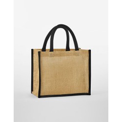 Natural Starched Jute Midi Bag