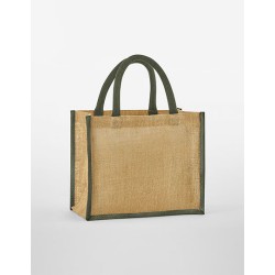Natural Starched Jute Midi Bag