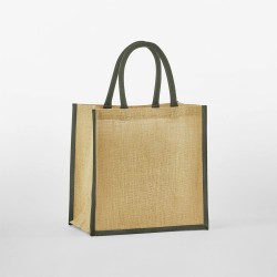 Natural Starched Jute Mini Gift Bag