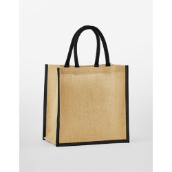 Natural Starched Jute Mini Gift Bag