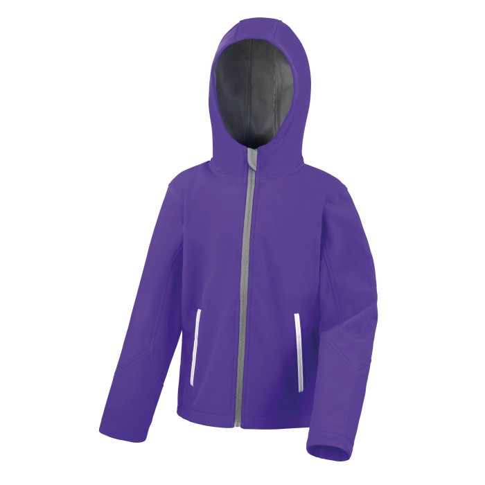 Junior TX Performance Hooded Soft Shell Jacket