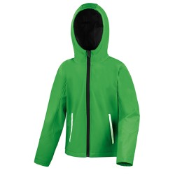 Junior TX Performance Hooded Soft Shell Jacket