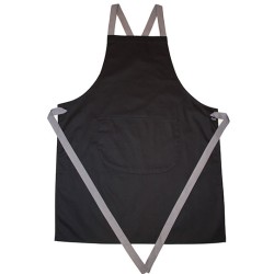 Apron With Grey Ties Crossover