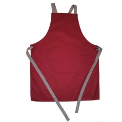 Apron With Grey Ties Crossover