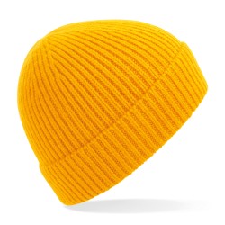 Engineered Knit Ribbed Beanie