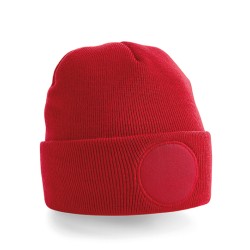 Circular Patch Beanie