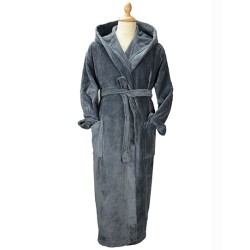 DeLuxe Velour Bathrobe with...