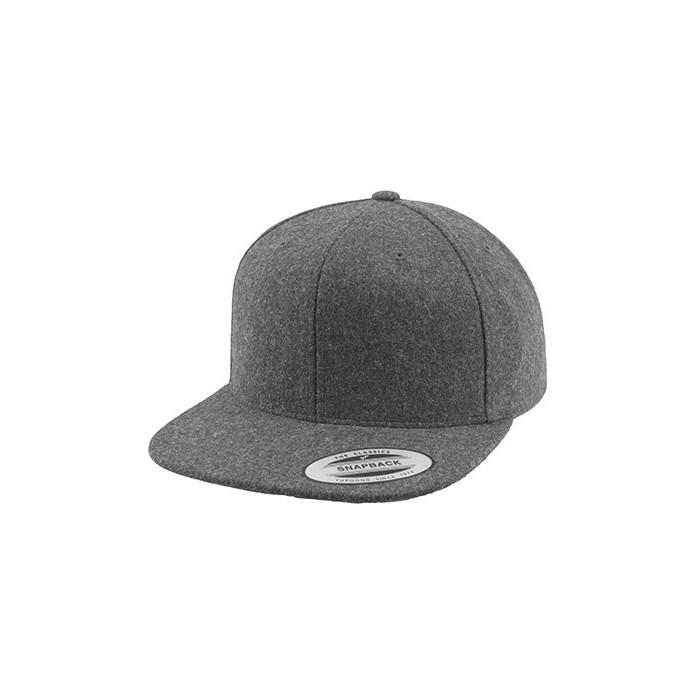 Melton Wool Snapback Cap