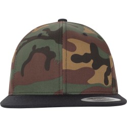 Classic Snapback 2-Tone Camo Cap