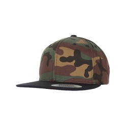 Classic Snapback 2-Tone Camo Cap