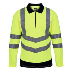 Pro Hi-Vis Long Sleeve Polo...