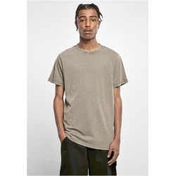 Acid Washed Round Neck Tee