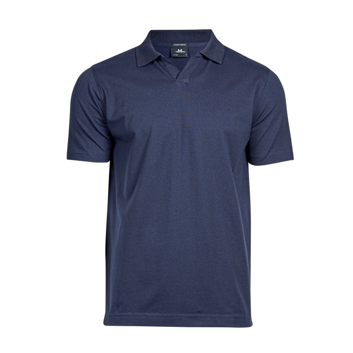 Luxury Stretch V-Neck Polo