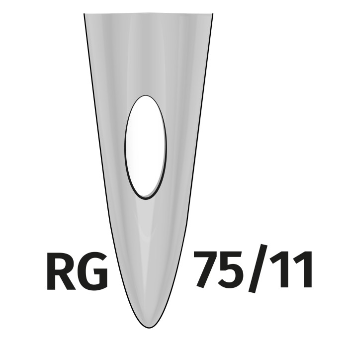 Needles 75 With Semicircular Point For PR Machines (50 pieces)