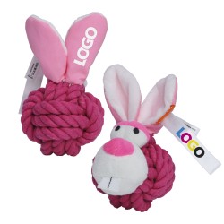 MiniFeet® Dog Toy Knotted Animal Rabbit