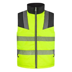 Hi-Vis Reversible Softshell Bodywarmer Elbrus