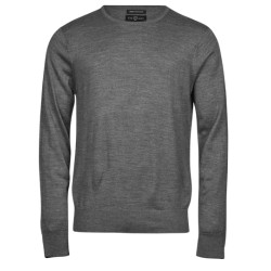Męski sweter z okrągłym dekoltem